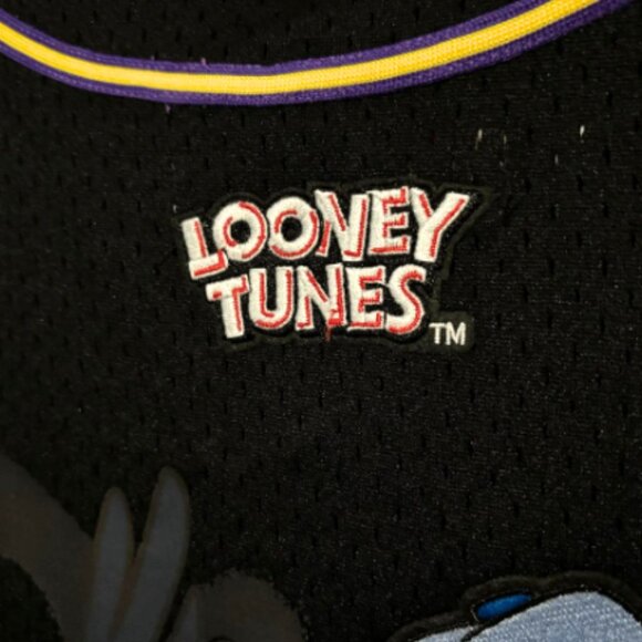 NWOT Men's Looney Tunes Daffy Freeze Max Hip Hop Button Up Baseball Jersey SZ 3X - Picture 13 of 16